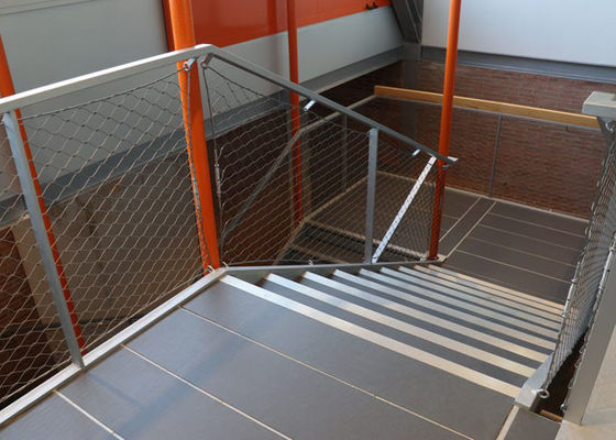 High Tensile Strength Stainless Steel Rope Netting for Animal Enclosure and Architectural Applications