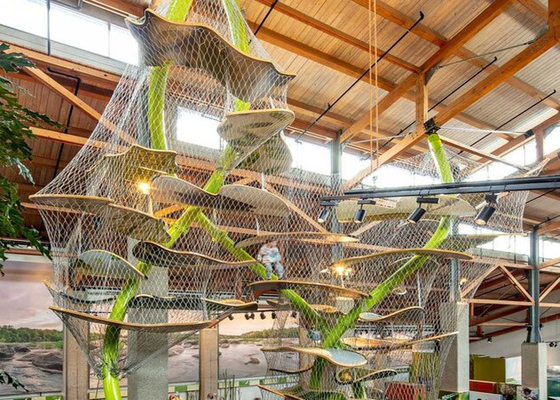 Customized Playground 304 Stainless Steel Rope Mesh Netting Anti Rust