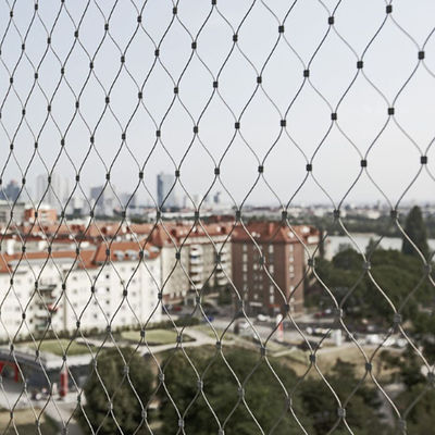 Stainless Steel Wire Rope Balustrade Net Railing Protective Rope Mesh