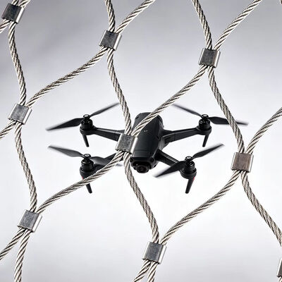 Customized Anti Drone Net with 500mm Hole Size and 6mm Wire Diameter for High Strength Drone Protection Net