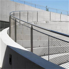 Customized flexible balustrade stainless steel wire rope mesh/cable mesh for bridge stairway