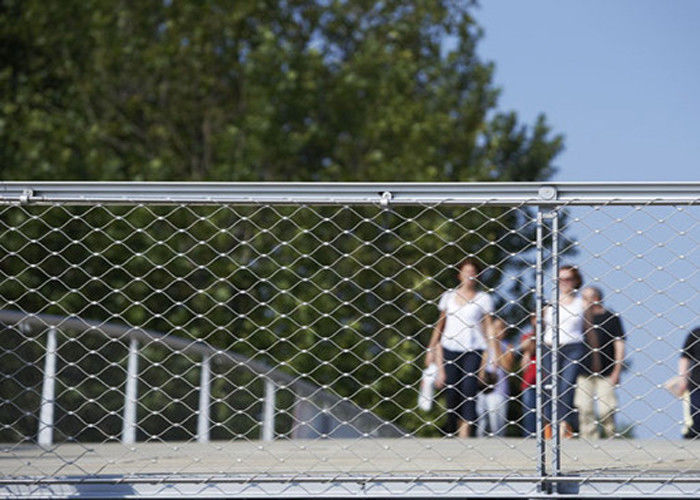 2.0mm Stainless Steel Balustrade Cable Mesh 7x7 80x138mm