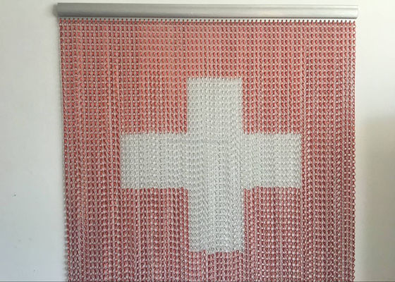 আকর্ষণীয় চেইন লিঙ্ক কার্টেন অ্যানোডাইজড সারফেস ট্রিটমেন্ট অ্যালুমিনিয়াম