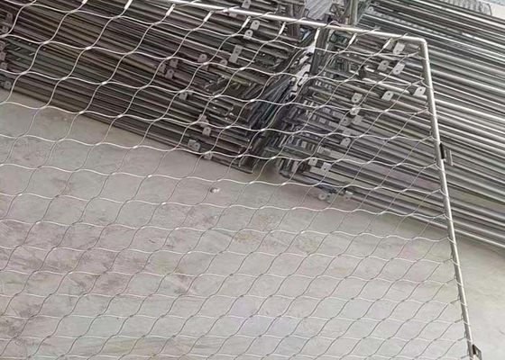 স্থগিত নিরাপত্তা স্টেইনলেস স্টীল দড়ি নেটিং নমনীয়তা এবং চমৎকার