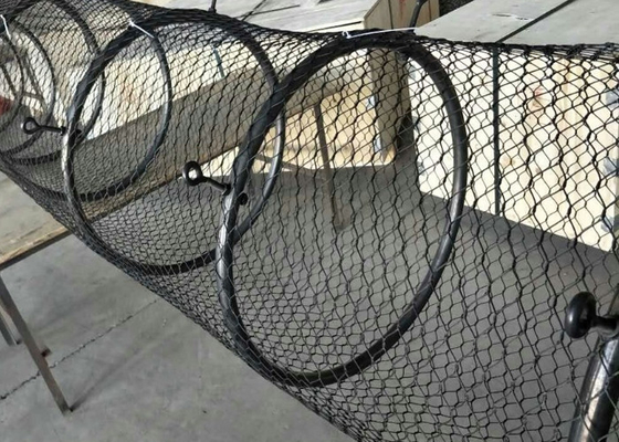 সুস 316 কালো অক্সাইড তারের দড়ি 3mm ব্যাসার্ধ 300x300mm