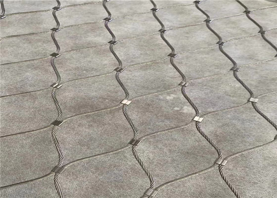 স্টেইনলেস স্টীল পাখি ক্যাবগুলির জন্য 1.2 মিমি থেকে 2.0 মিমি পর্যন্ত তারের বেধ এবং 20 মিমি থেকে 50 মিমি পর্যন্ত গর্তের আকার সহ পাখিবাহী তারের নেট