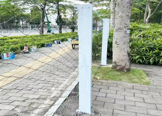 নমনীয় স্টেইনলেস স্টীল তারের দড়ি জাল চিড়িয়াখানা পাখিঘর নেট