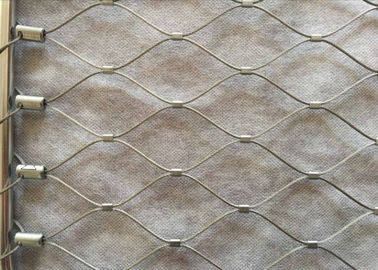 316L এসএস ওয়্যার দড়ি মেষ হাত বুনন 1.2-3.2 মিমি Balustrade জন্য ব্যাসার্ধ