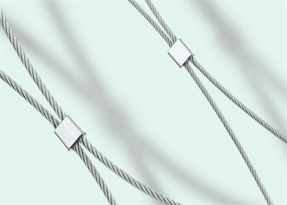 আধুনিক আর্কিটেকচারাল তারের জাল 20 মিমি থেকে 200 মিমি অ্যাপারচার এবং অনুভূমিক উল্লম্ব জাল নকশা সহ