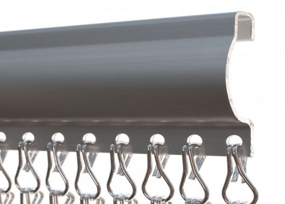 চকচকে 12MM হুক্স Anodized অ্যালুমিনিয়াম কীট স্ক্রিন জাল