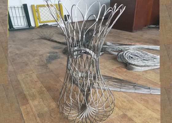 304 Balustrade তারের জাল প্রতিরক্ষামূলক স্টেইনলেস স্টীল এন্টি চুরি তারের দড়ি জাল ব্যাগ