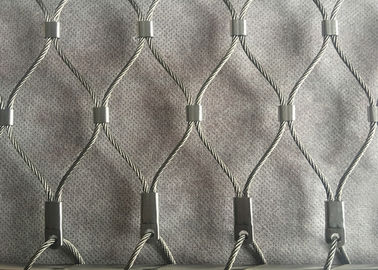 স্টেইনলেস স্টিল তারের দড়ি জাল নিরাপত্তা নেট ৭x১৯ ফেরুলেড স্টাইল