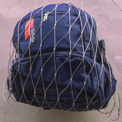 স্পিকার পতন ড্রপ সুরক্ষা জন্য স্টেইনলেস স্টীল নিরাপত্তা তারের জাল ব্যাগ