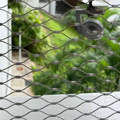 পাখি পাখির জন্য স্টেইনলেস স্টীল নমনীয় তারের তারের জাল নেট - 316 মেরিন গ্রেড