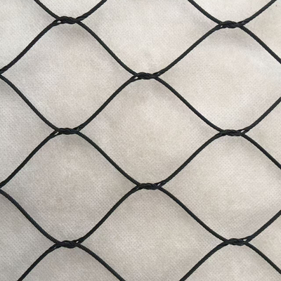 কালো অক্সাইড করা 316L স্টেইনলেস স্টিলের তারের দড়ি বোনা গার্ডেন বেড়া