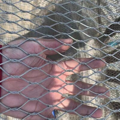 এক্স-টাইপ স্টেইনলেস স্টিল তারের কেবল রোপ জাল ব্যালস্ট্রেড সুরক্ষা