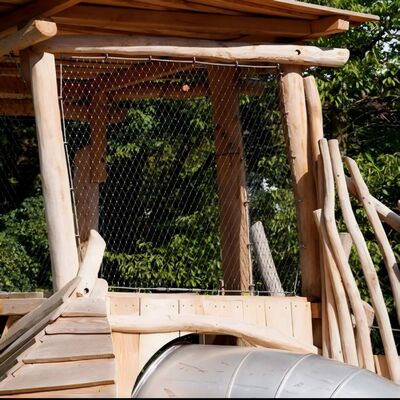 আঙিনা জন্য সবচেয়ে প্রভাবশালী প্রতিরোধী স্টেইনলেস স্টীল দড়ি জাল অ্যান্টি-ড্রপ নেট