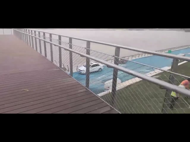 বিনোদনমূলক রাইডের জন্য অ্যান্টি ক্ষয়কারী নমনীয়তা Ss দড়ি জাল