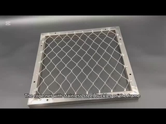 সিঁড়ির জন্য স্টেইনলেস স্টিলের তারের দড়ির জাল দেখতে কেমন