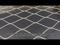 ফ্রেম সঙ্গে স্টেইনলেস স্টীল ফিতে দড়ি নেট