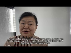 গিটযুক্ত প্রকার SS316 তারের দড়ি জাল বেড়া 1.2 মিমি থেকে 4.0 মিমি