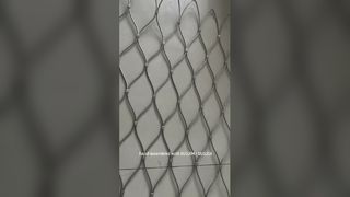 ডাবল লুপ স্টেইনলেস স্টীল তারের দড়ি নেট